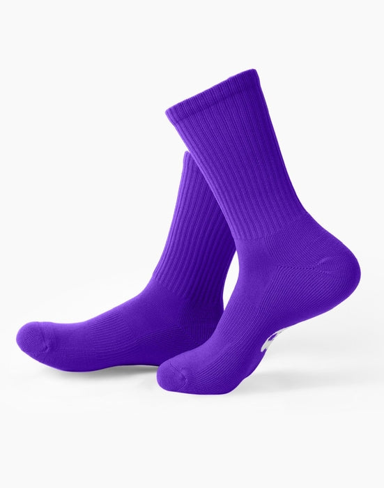 Sport Crew Socks - Violet